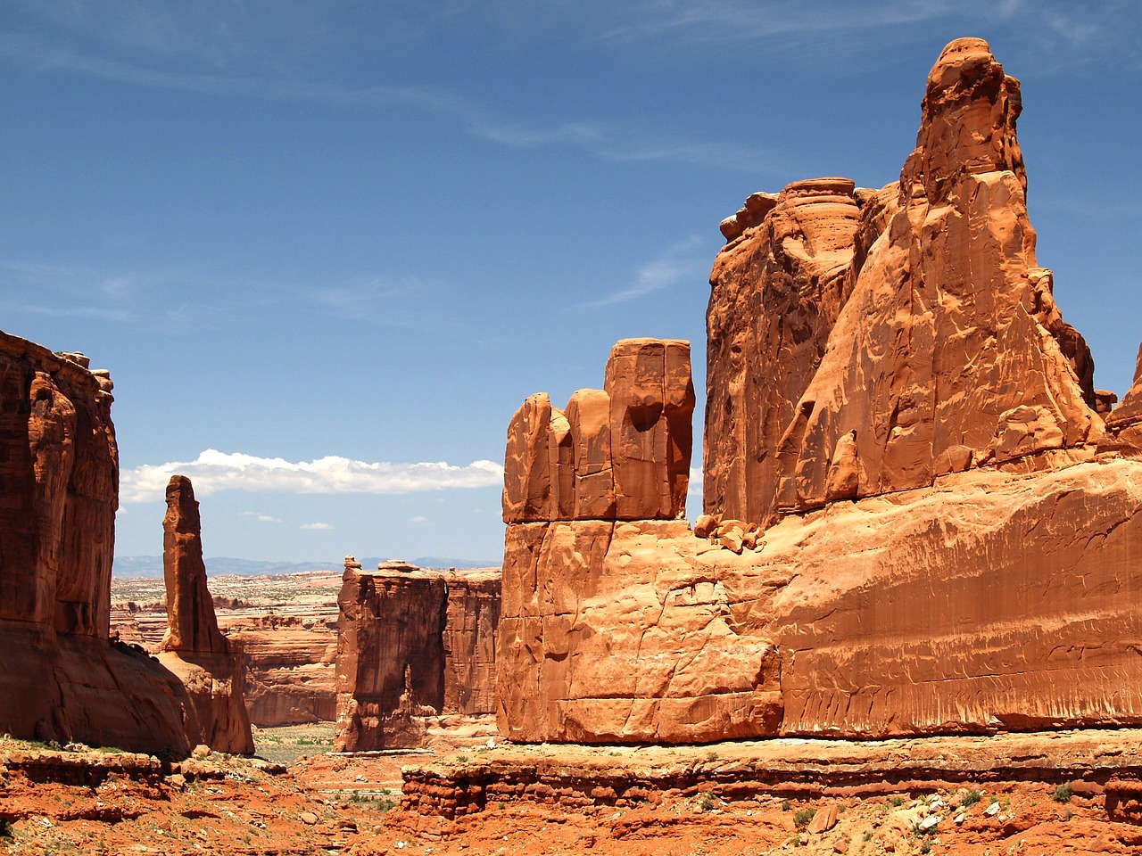 sandstones, landscape, rocks