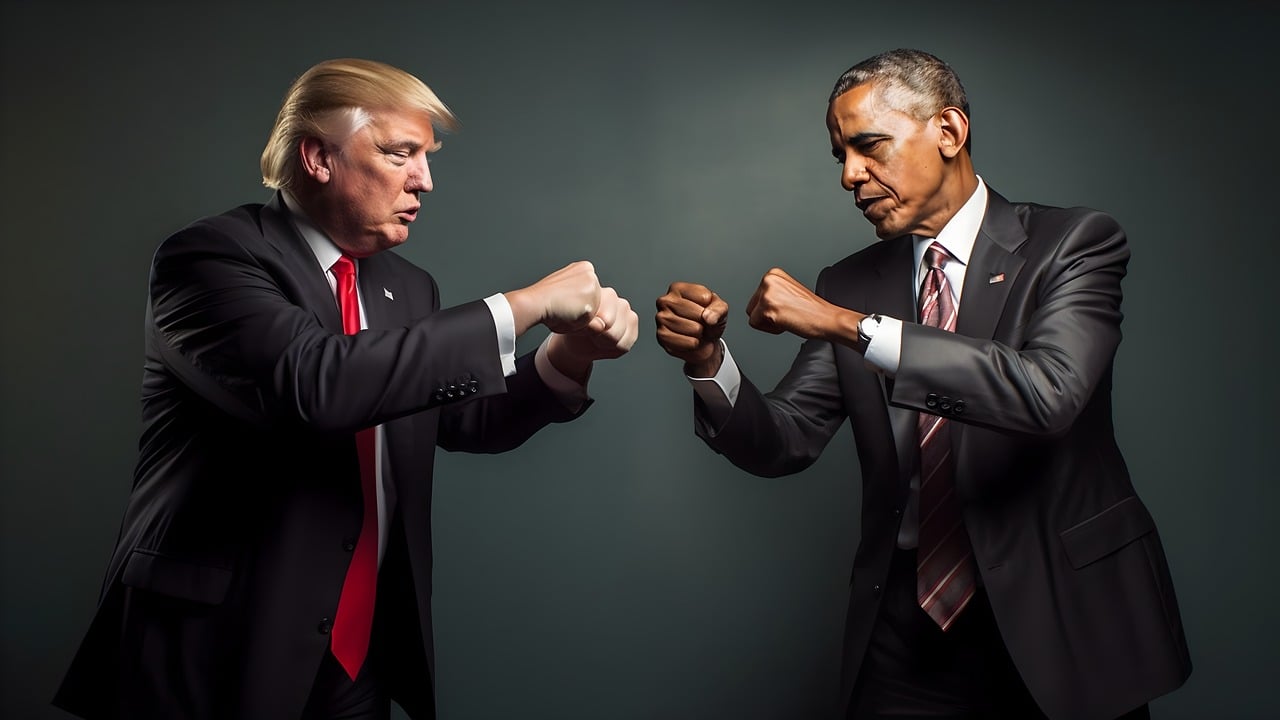 obama, president, trump